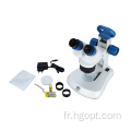 Microscope stéréo binoculaire WF10X / 20 mm avec tête rotative